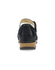 Heel image of Mae Black Burnished Suede
