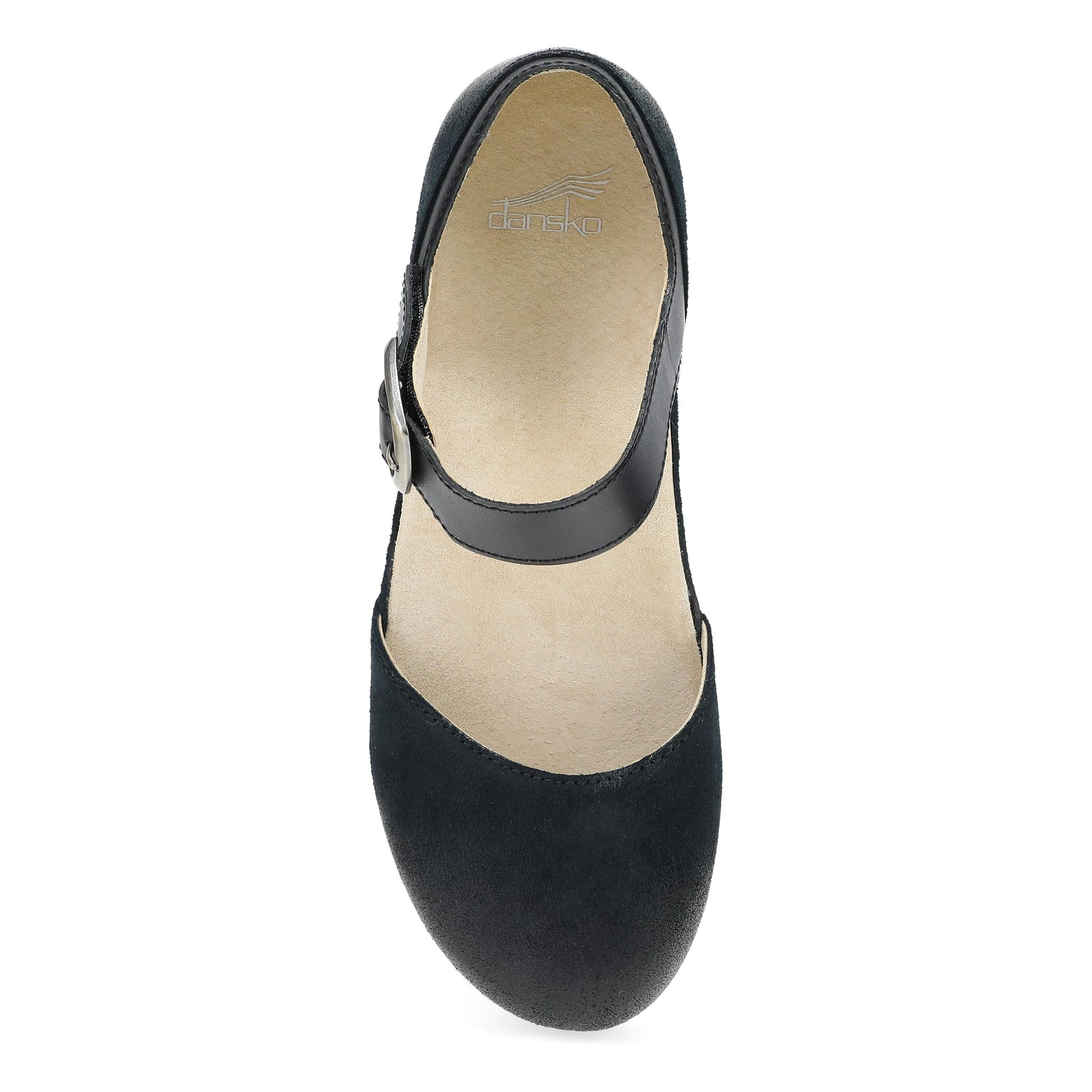 Top image of Mae Black Burnished Suede