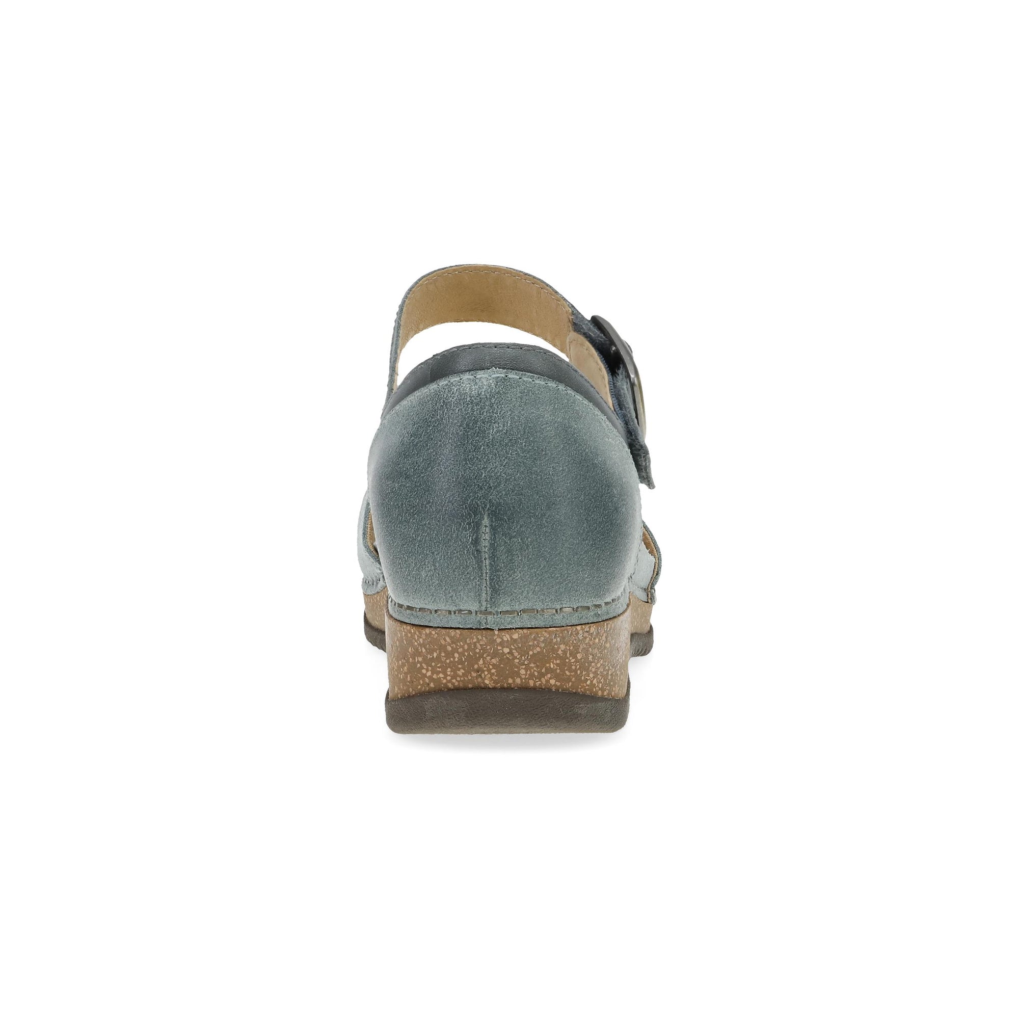 Heel image of Mae Denim Burnished Suede