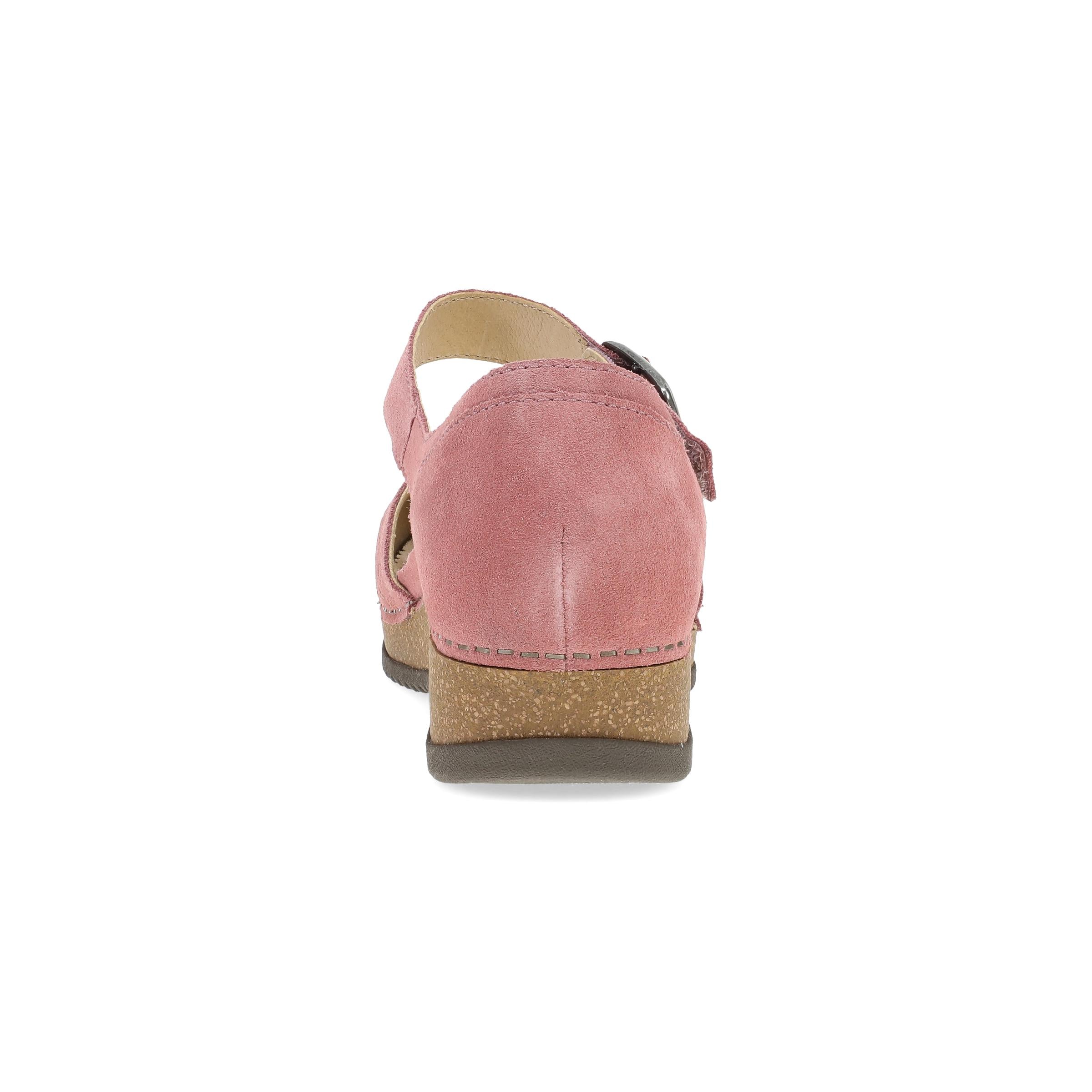 Mae Ash Rose Embroidered Suede – Dansko