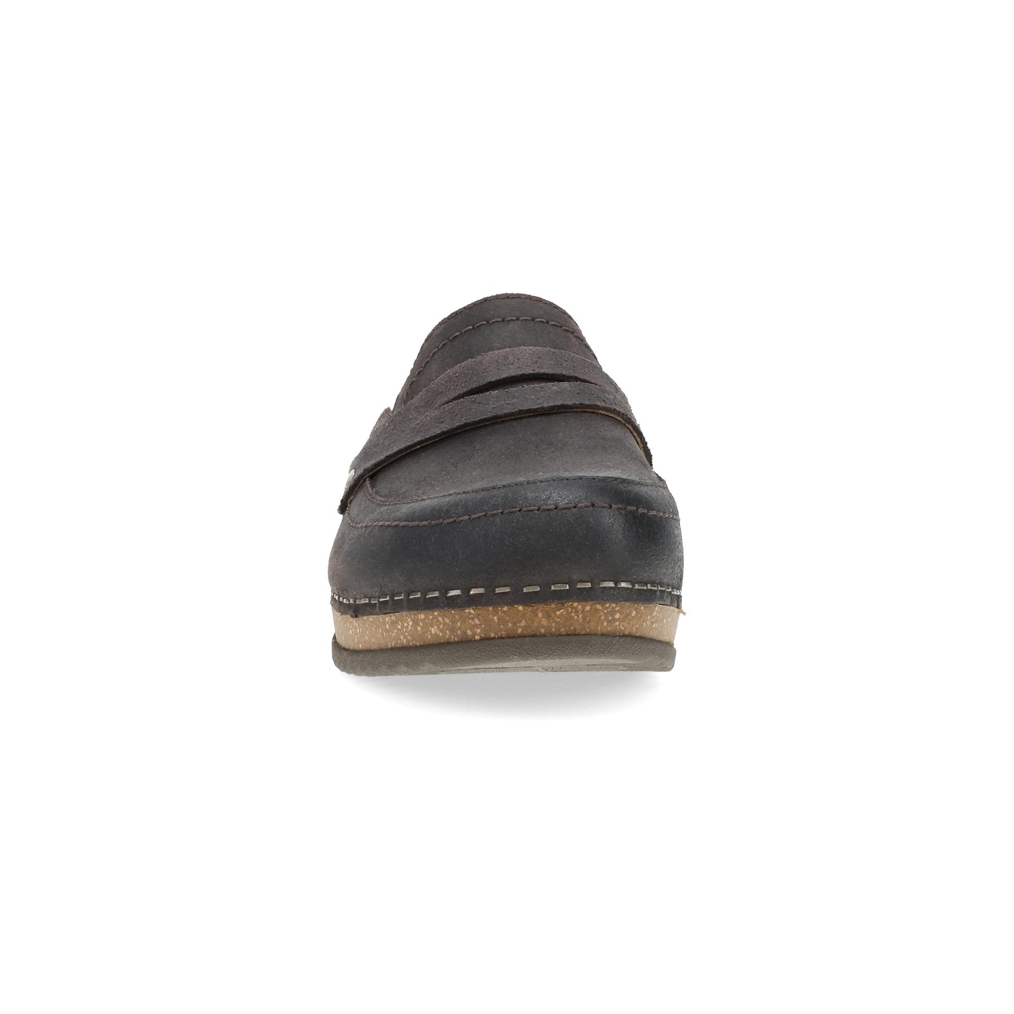 Toe image of Maggy Clog Chocolate Leather