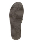 Bottom image of Maggy Clog Olive Leather