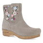 Primary image of Shiloh Taupe Suede Floral Embroidered