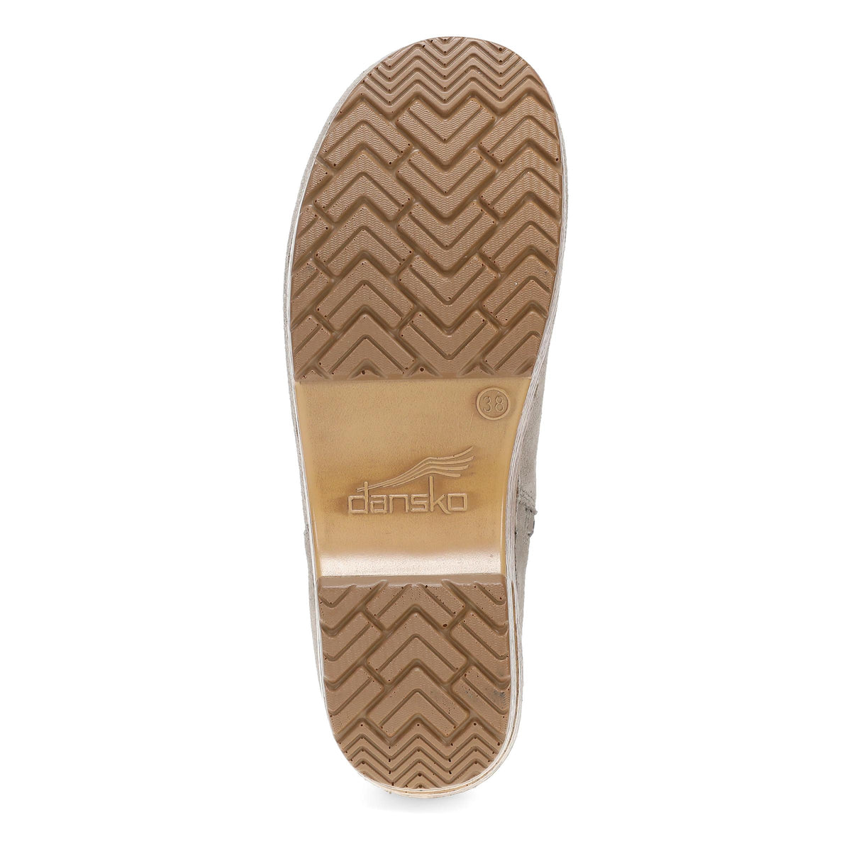 Bottom image of Shiloh Taupe Suede Floral Embroidered