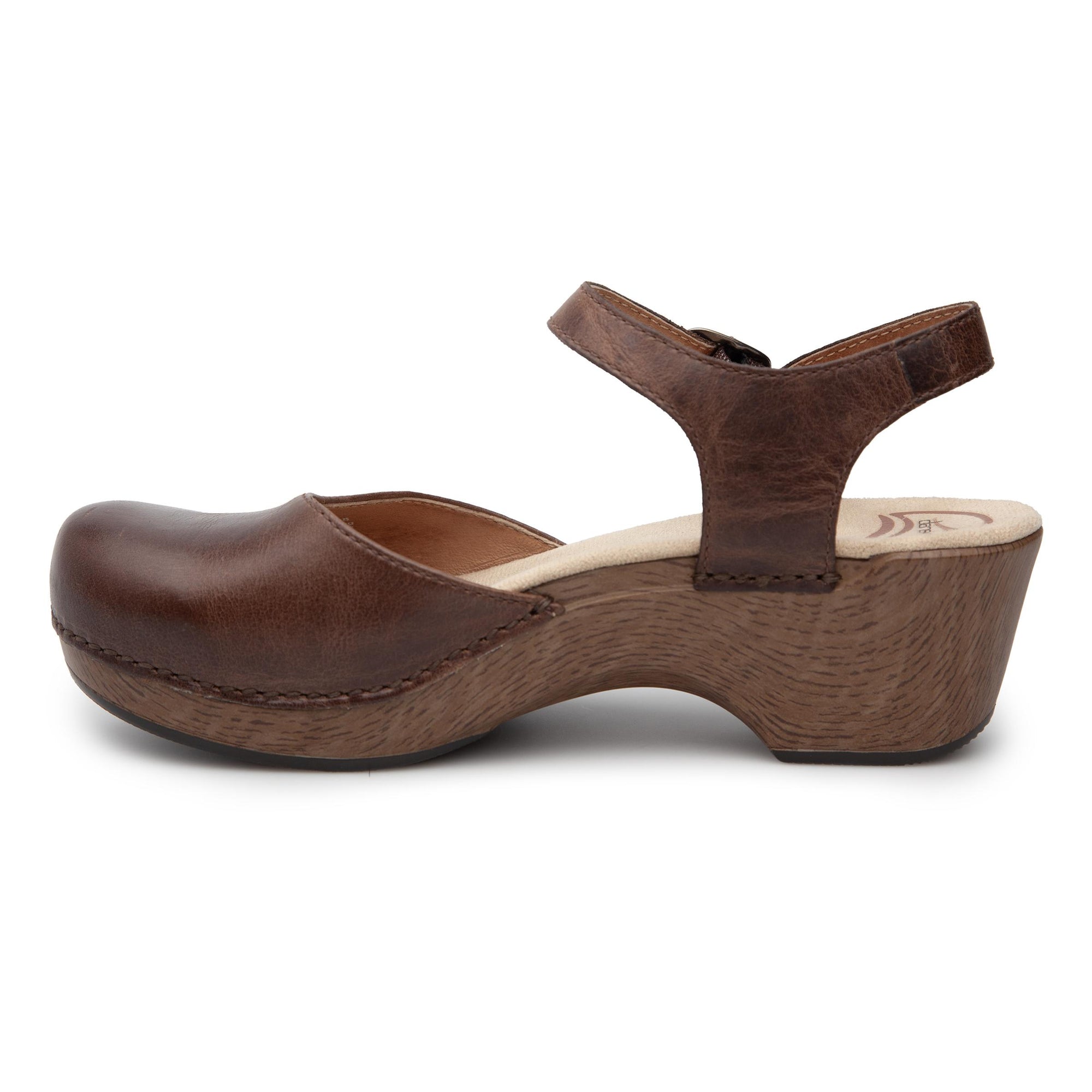 Side image of Sam Teak Vintage Pull Up