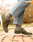 Catie Olive Suede