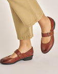 Collette Russet Burnished Nubuck