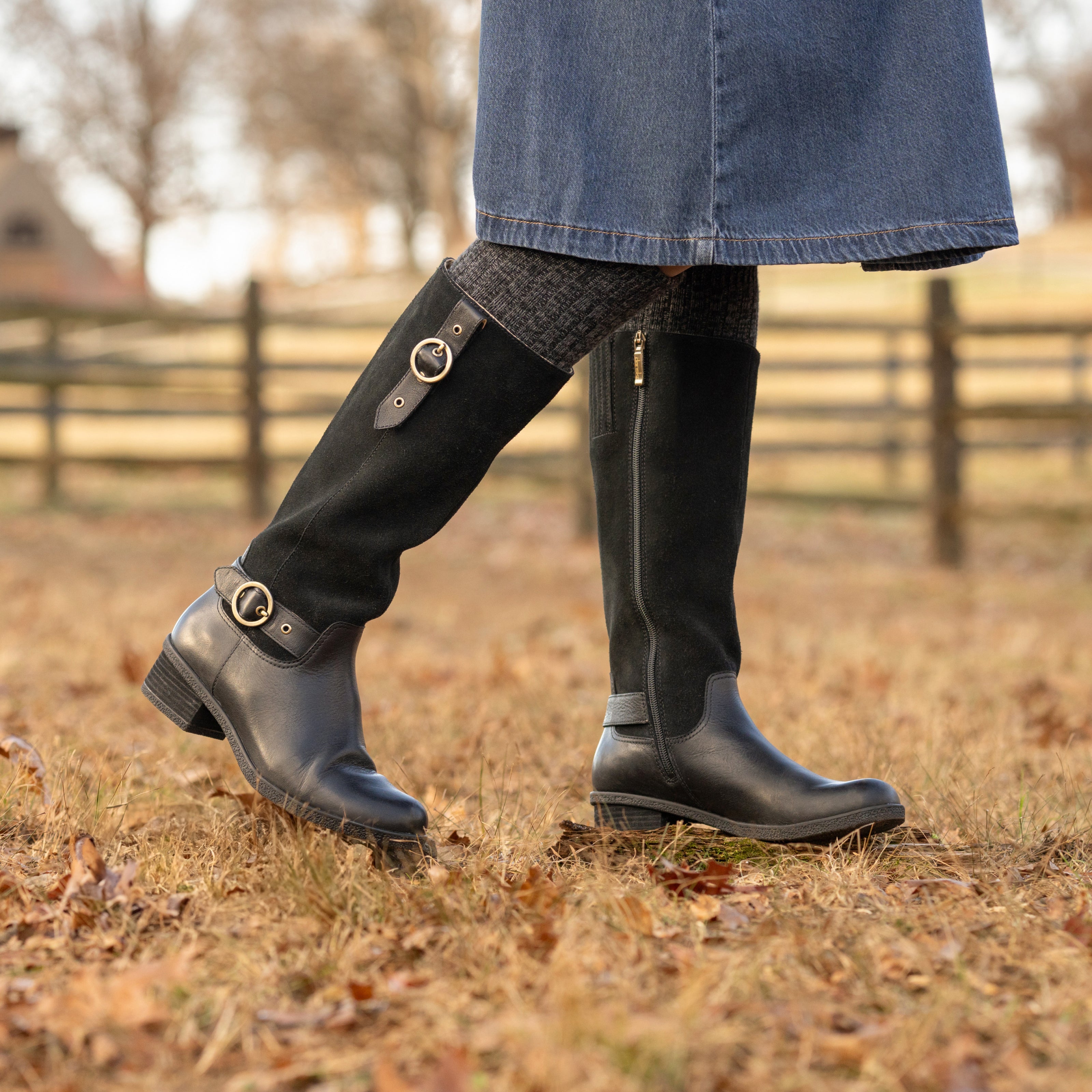 dawn DÅWN No.11 CUP IN LANG TOPS BEG×BLK Dawn Black Waterproof Milled – Dansko