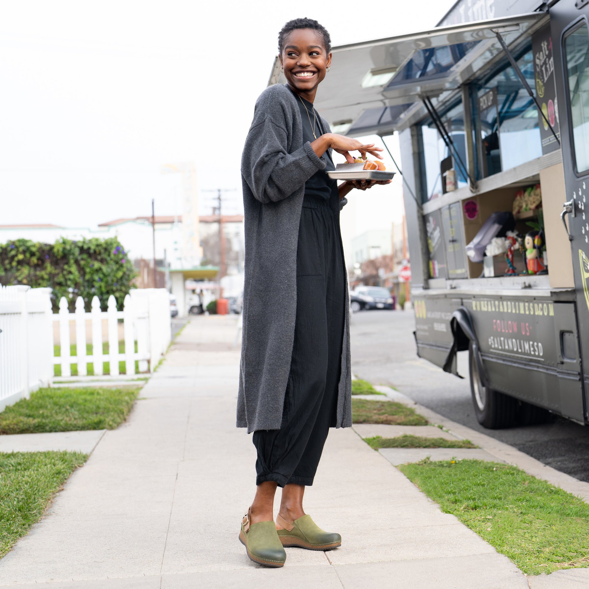 Merrin now comes in Olive for a splash of color to our fan-favorite trendy clog.