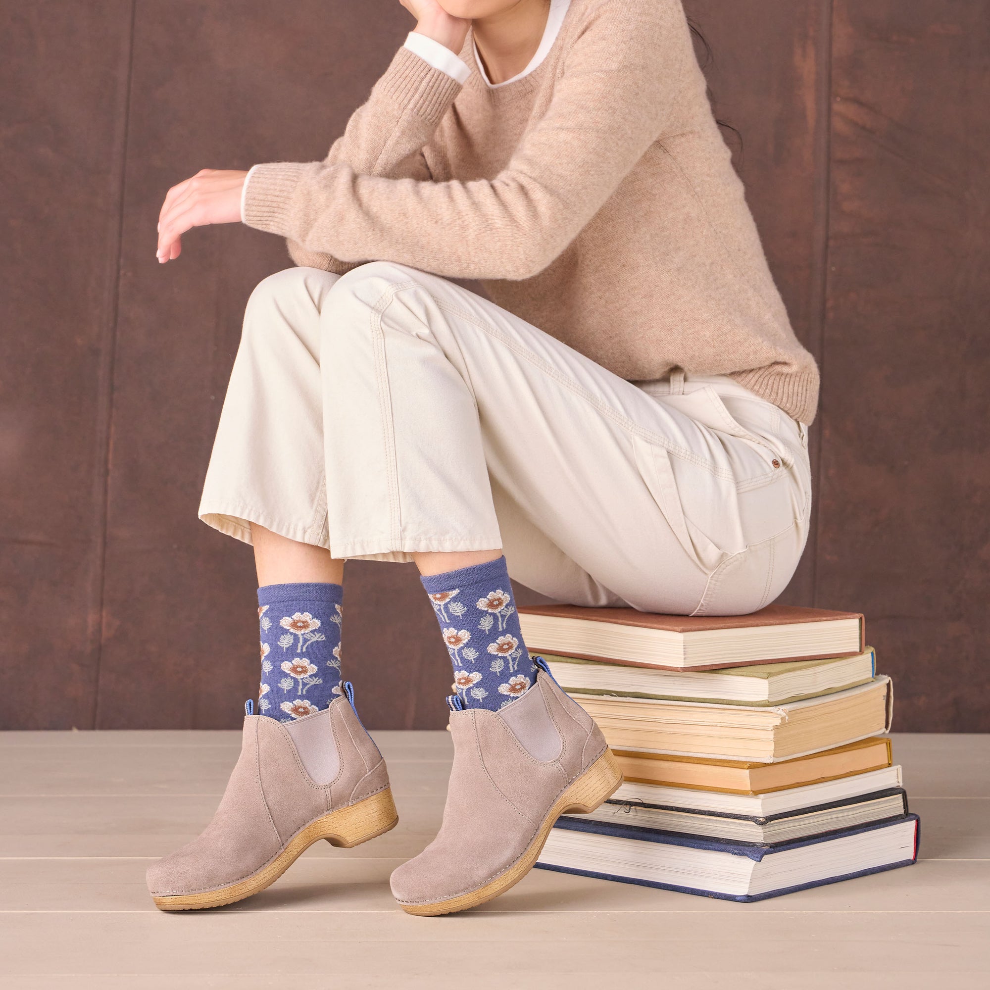Becka Taupe Suede