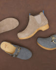 Becka Taupe Suede