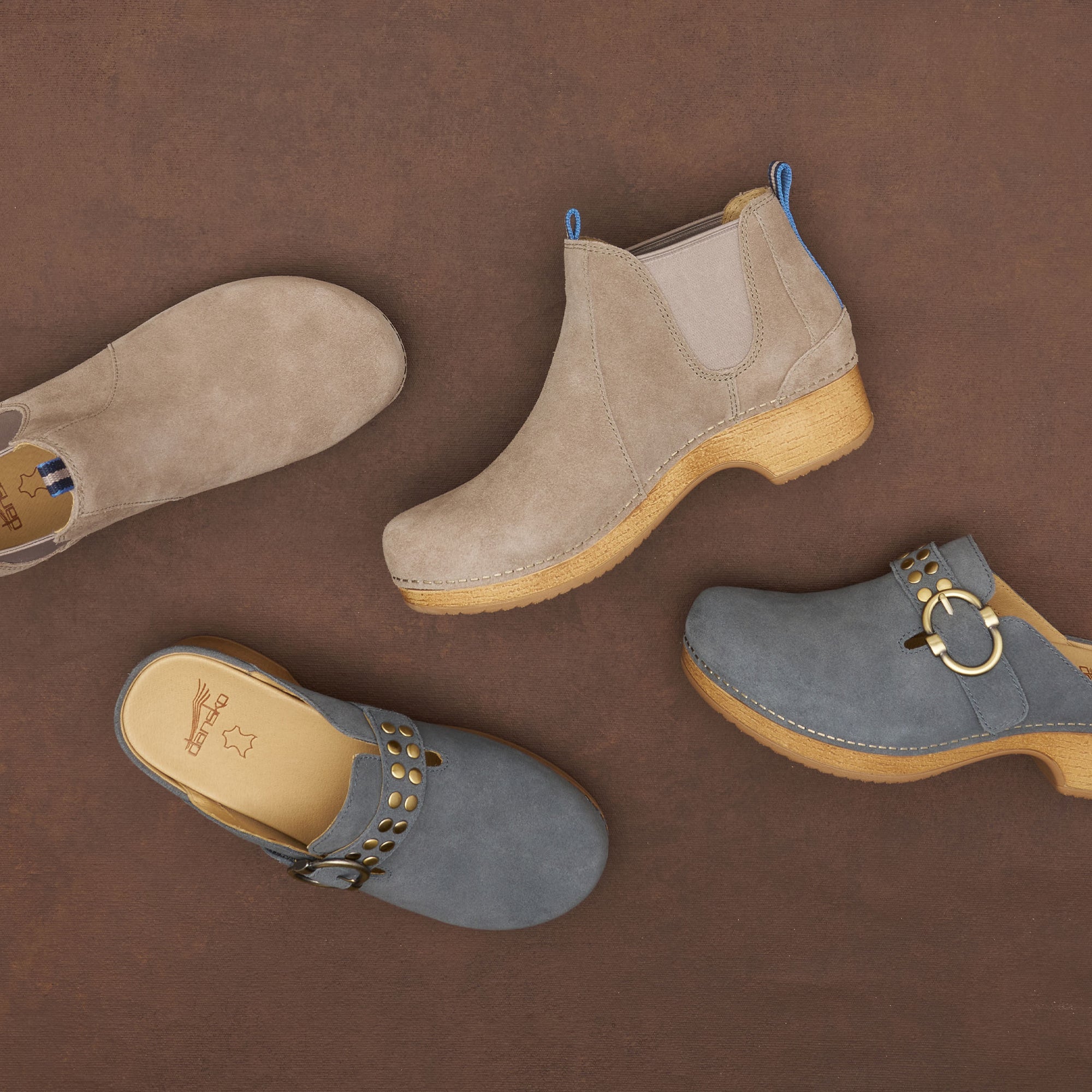 Becka Taupe Suede