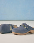 Branson Dusty Blue Suede