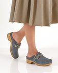 Branson Dusty Blue Suede