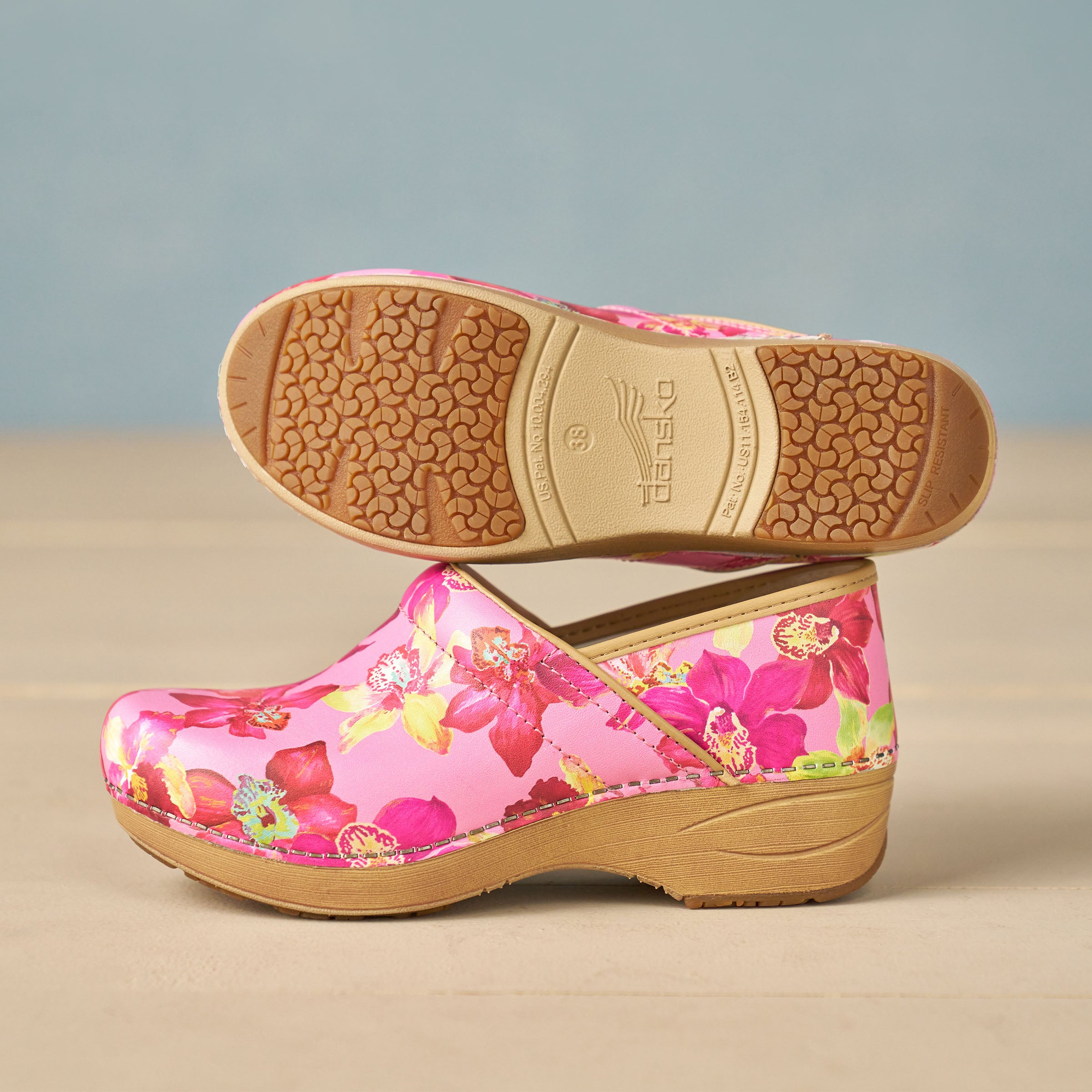 エフィ　ターコイズ&ターコイズ+コーラル XP 2.0 Tropical Pink Leather – Dansko