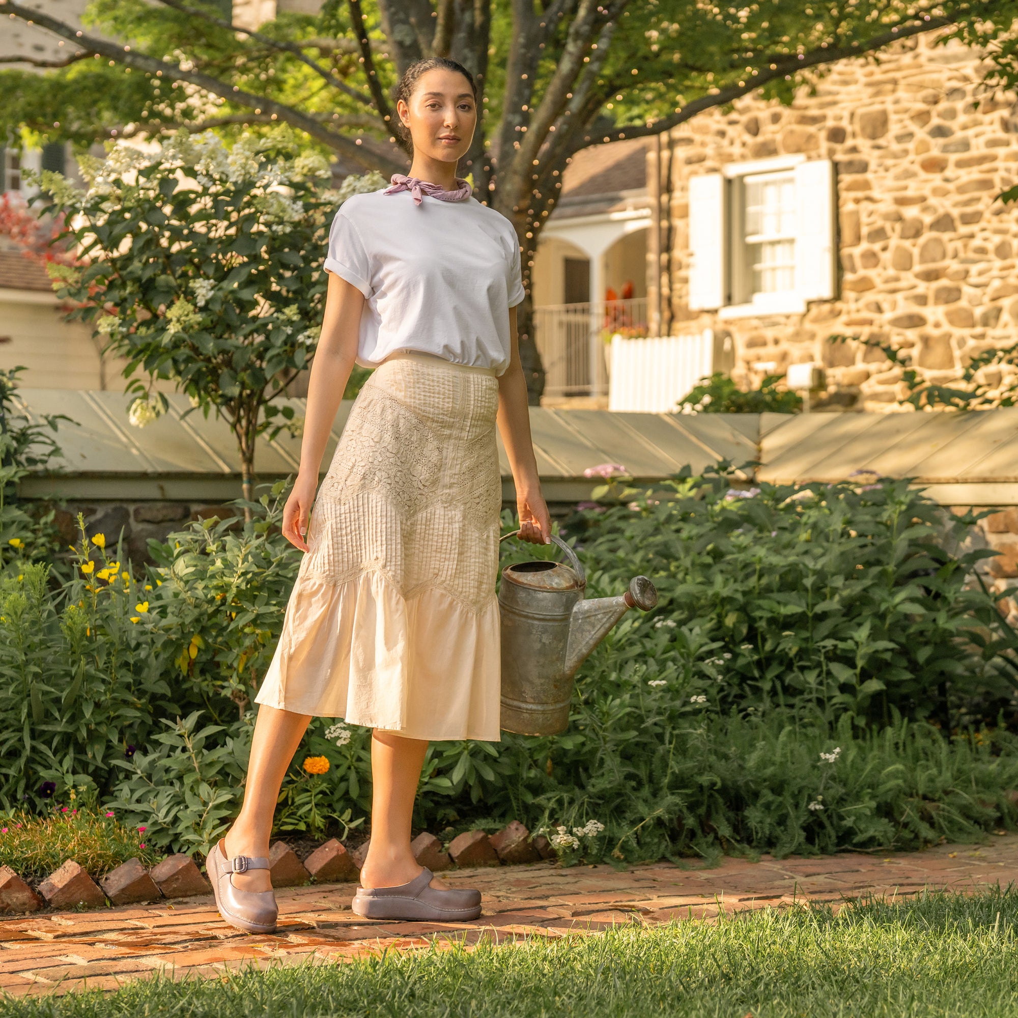 Kimberly Dusty Lilac Leather