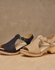 Laverne Black Milled Nubuck