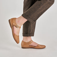 Liv Tan Burnished Nappa