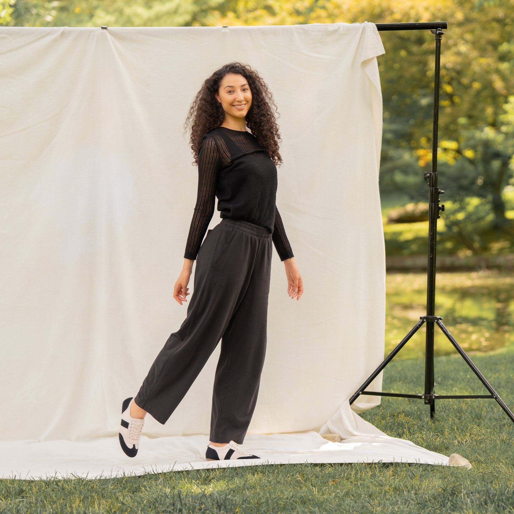 Milana Black/Vanilla Suede