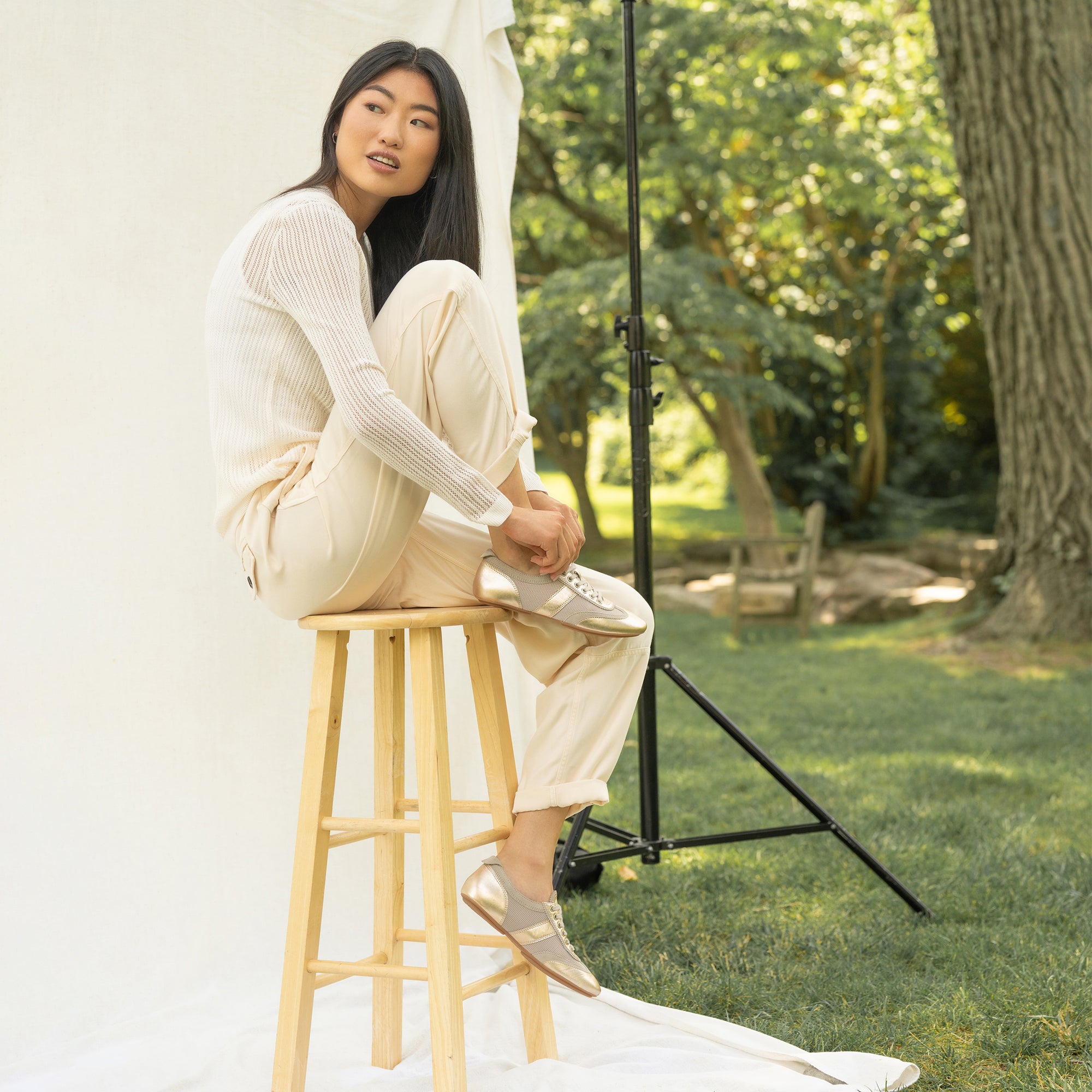 Milana Gold Metallic Metallic