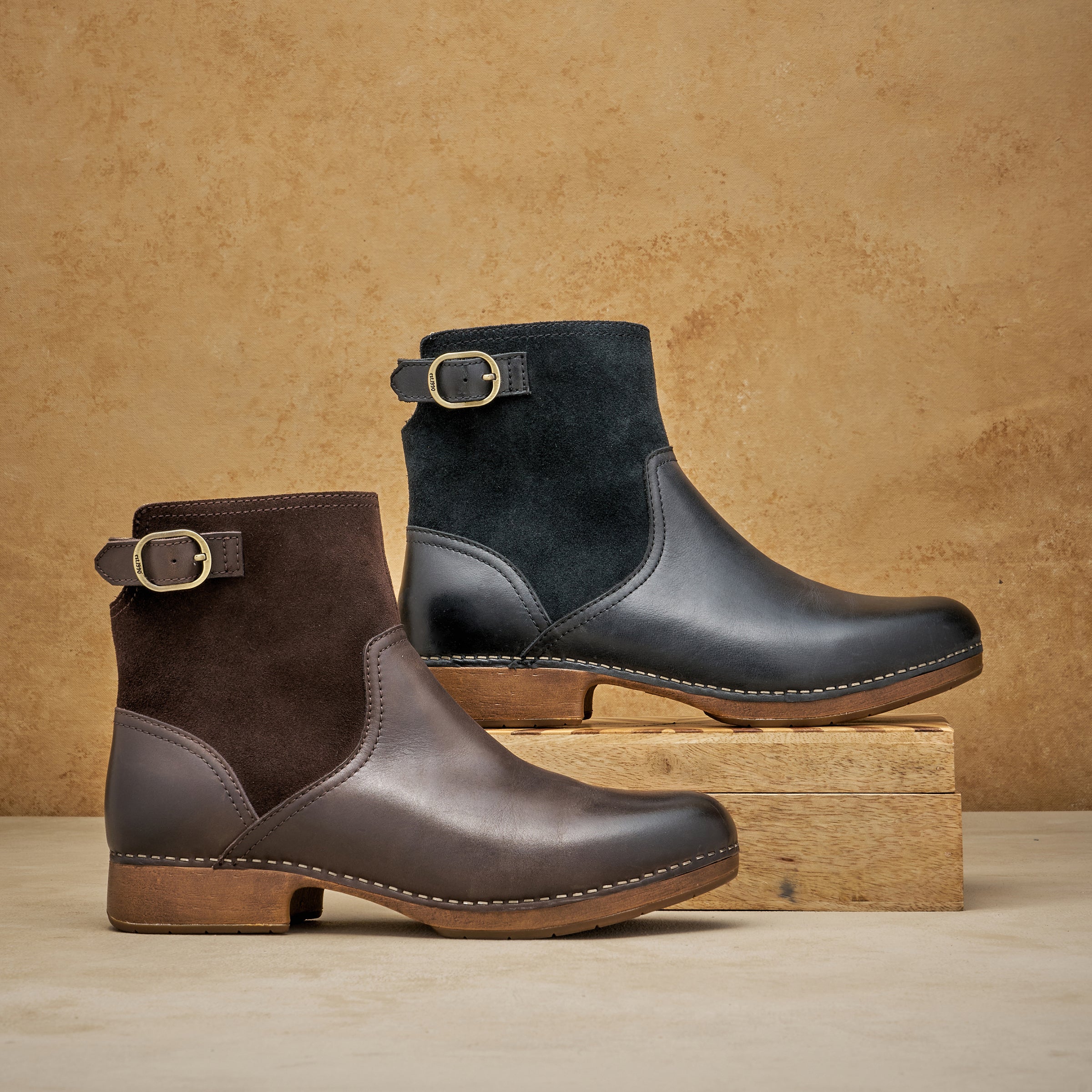 dansko ムートンブーツ ブラウン Monique Chocolate Burnished Calf – Dansko