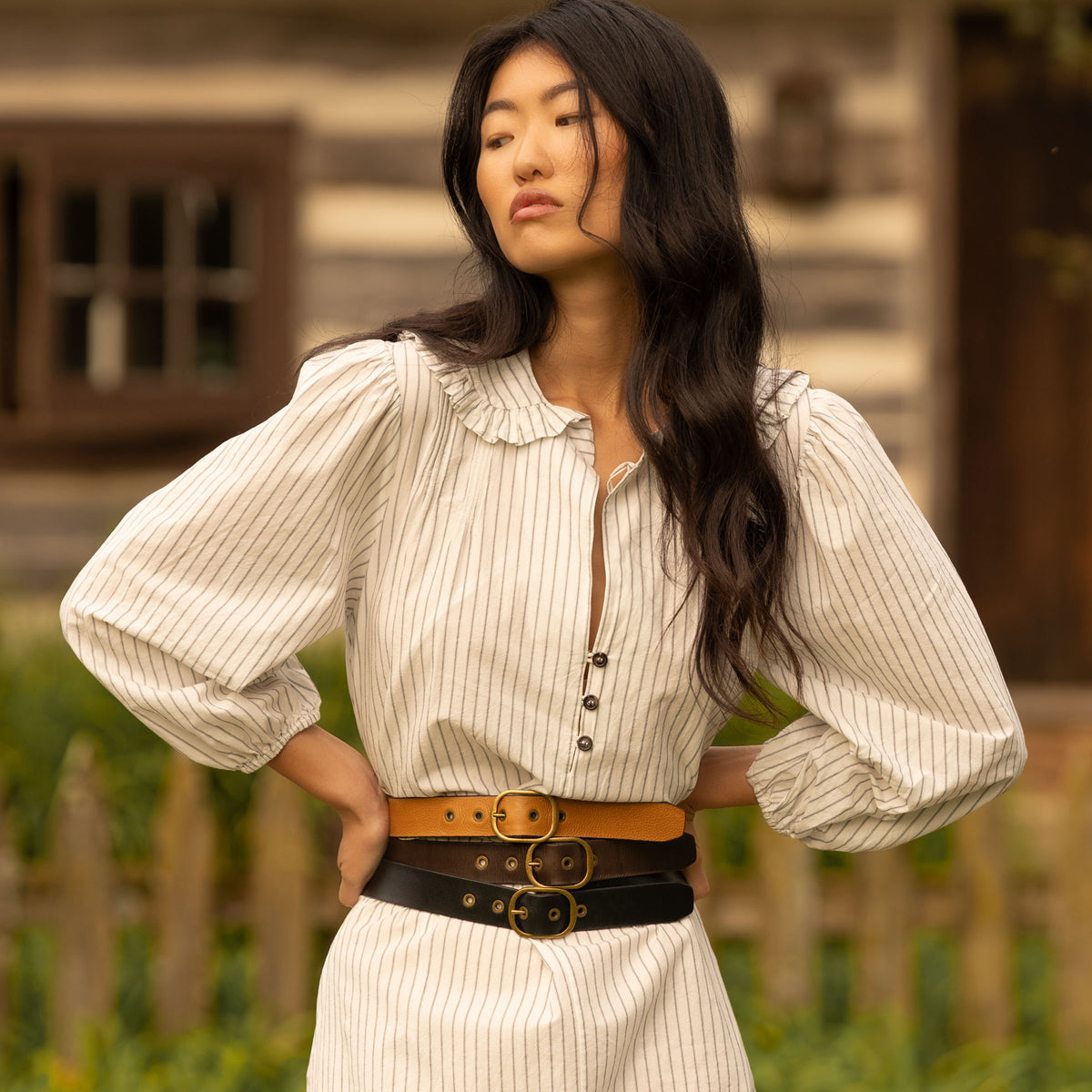 Pearson Belt Honey Distressed
