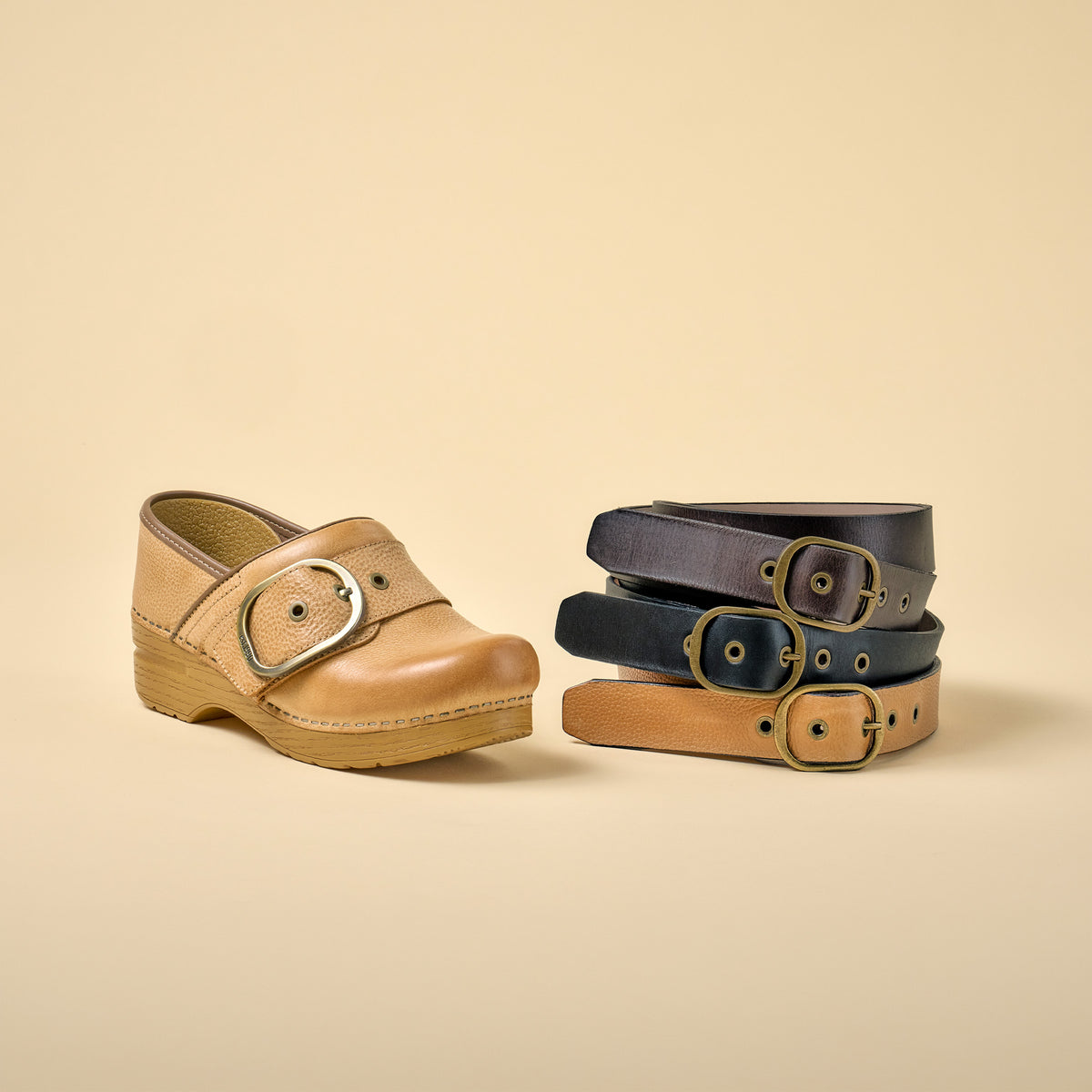 Pearson Belt Honey Distressed