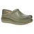 Green Burnished Nubuck Clog