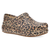 Leopard Leather Clog