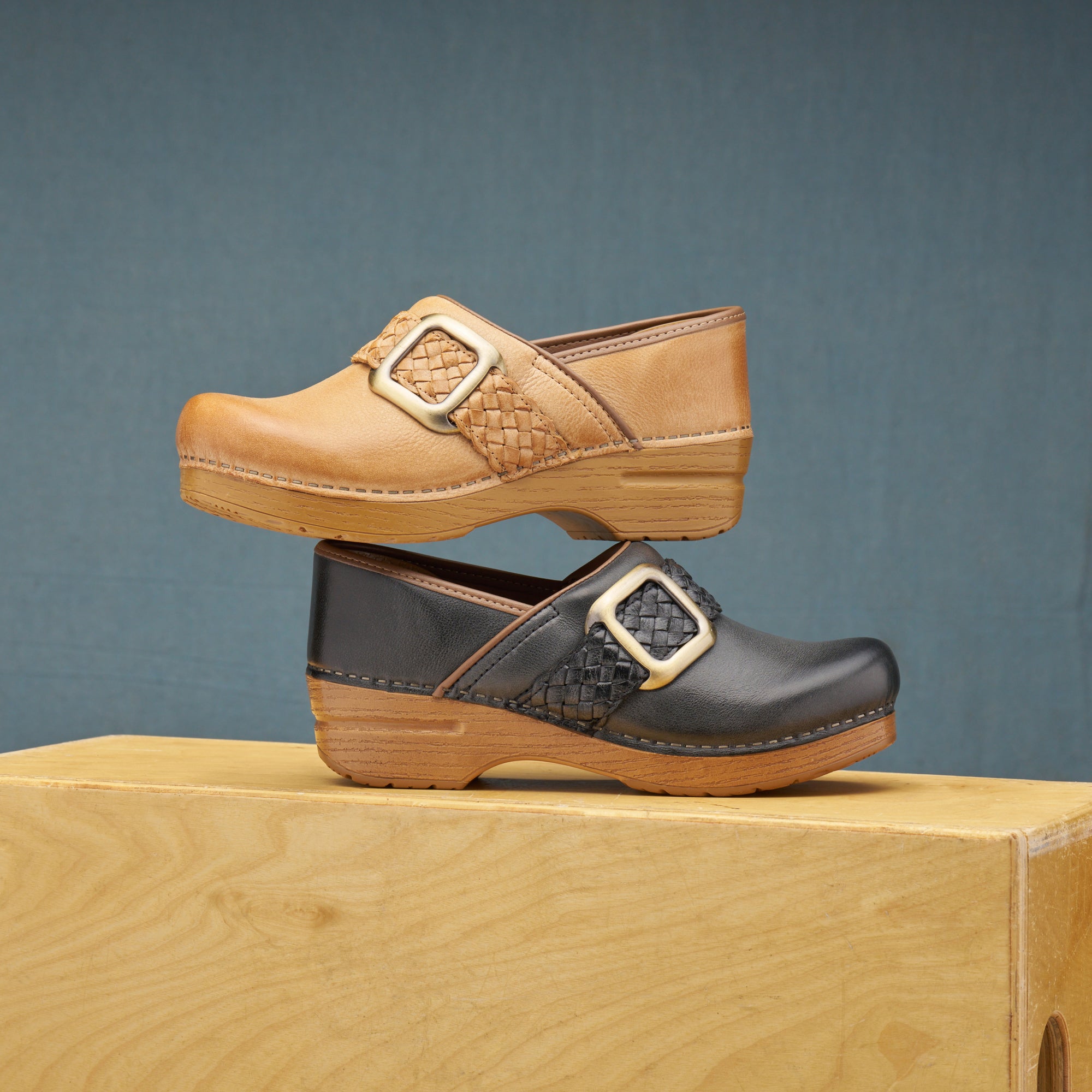 Pro Braided Clog Honey Leather