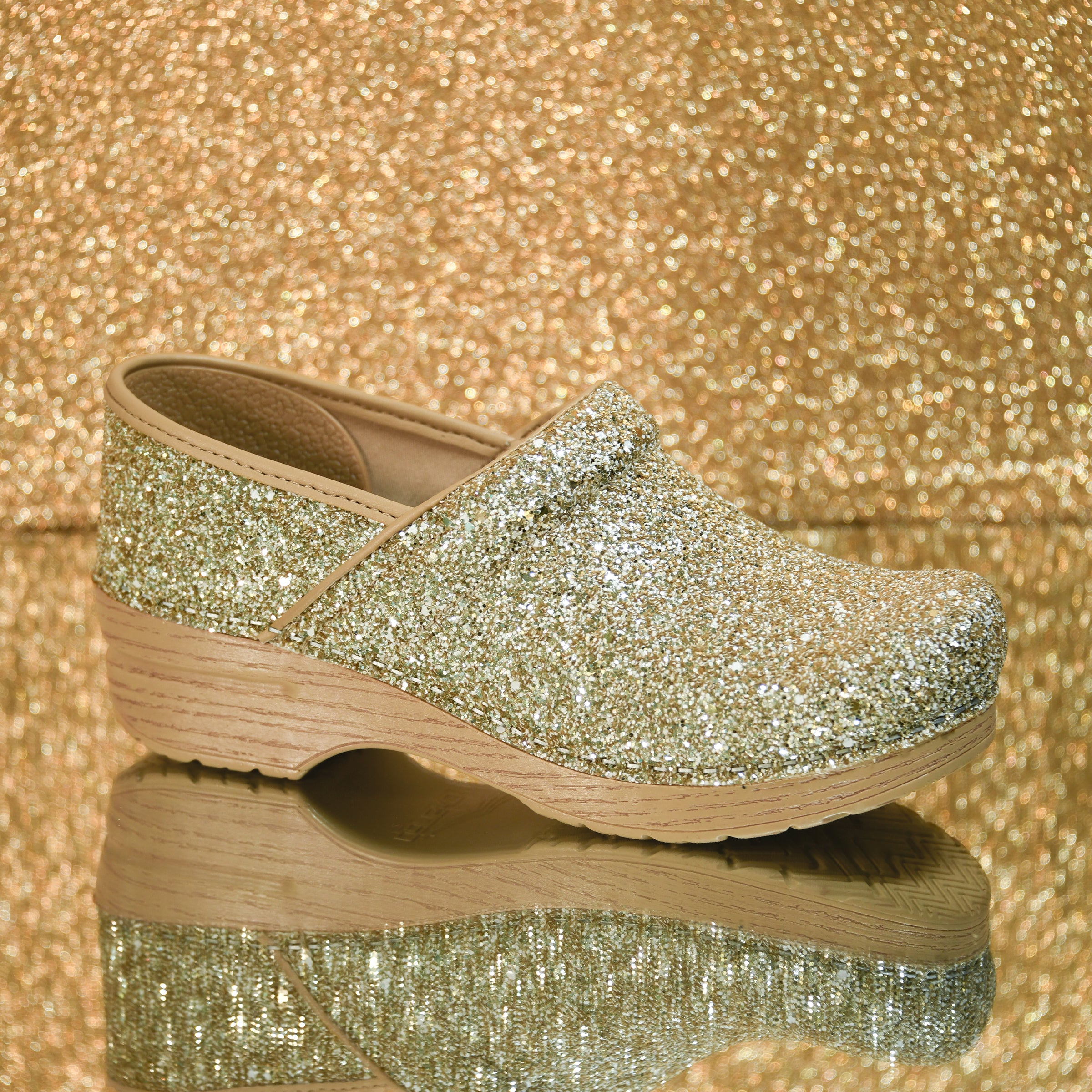 Glitter dansko clogs best sale