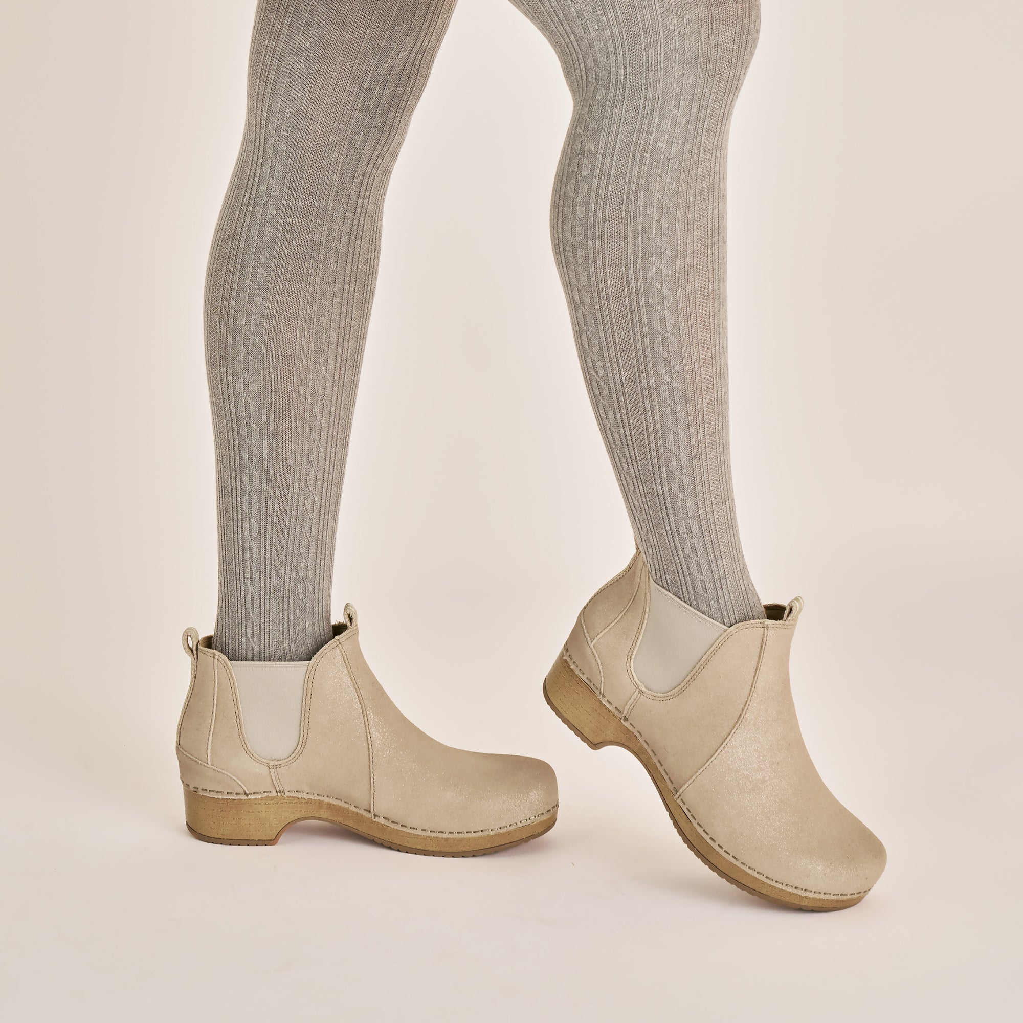 Becka Champagne Suede