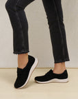 Clementine Black Nubuck