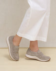 Clementine Light Grey Nubuck