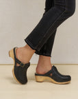 Leandra Black Leather