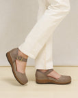 Mae Taupe Suede