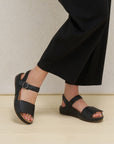 Tinsley Black Leather
