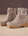 Shiloh Taupe Floral Embroidered