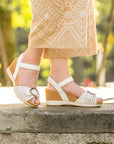 Stella White Woven