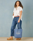 Classic Rocker Chambray Tote