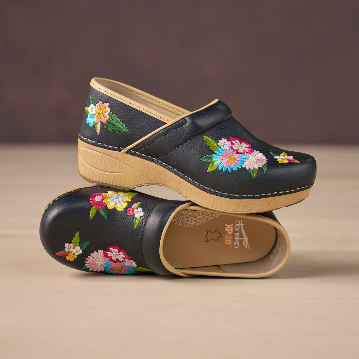 XP 2.0 Black Floral Embroidered
