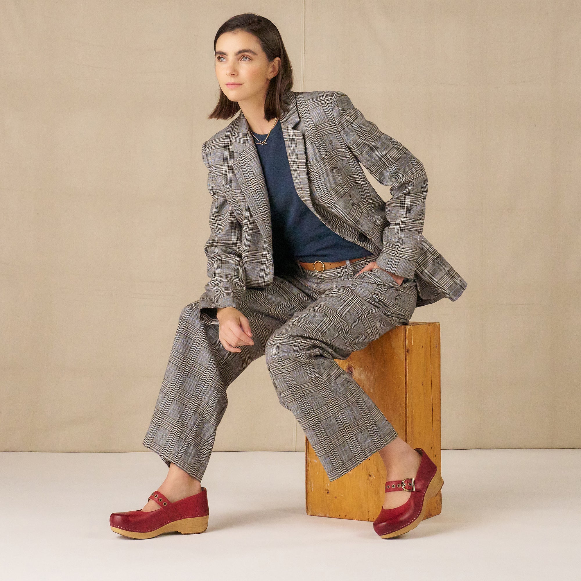 XP 2.0 Mary Jane Clog Red Leather