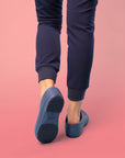 Slip-resistant rubber outsoles by Dansko are patented to keep healthcare workers standing.
