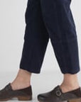 Margaret Black Burnished Calf Clog