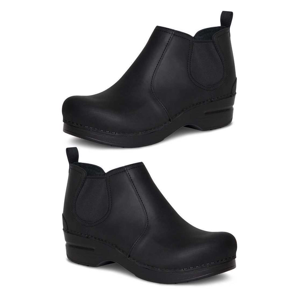 frankie black oiled dansko