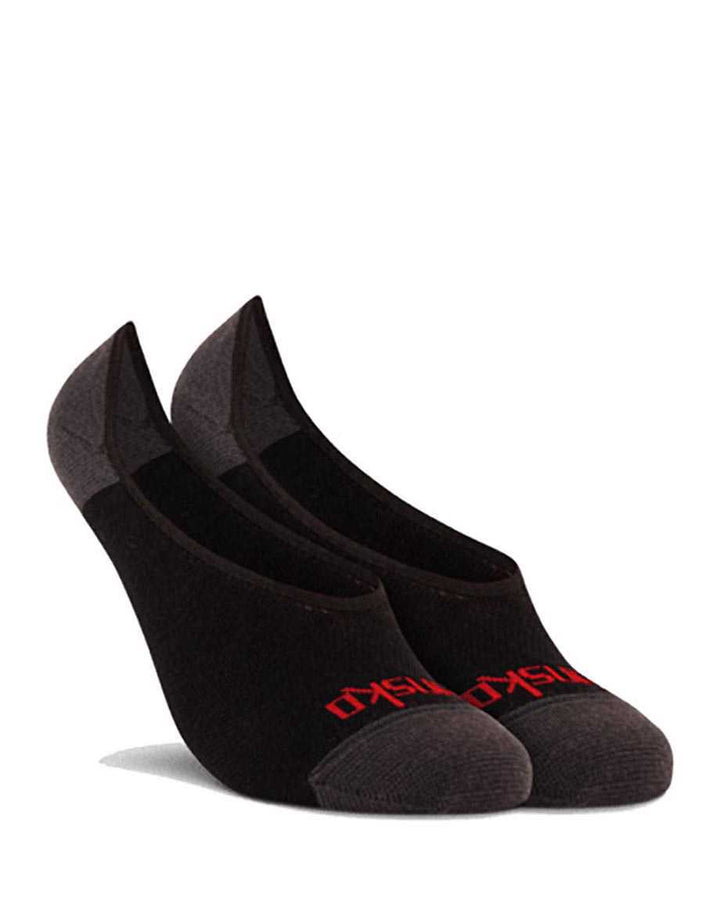 Chromo Socks in Cotton - Black, Loafer Socks