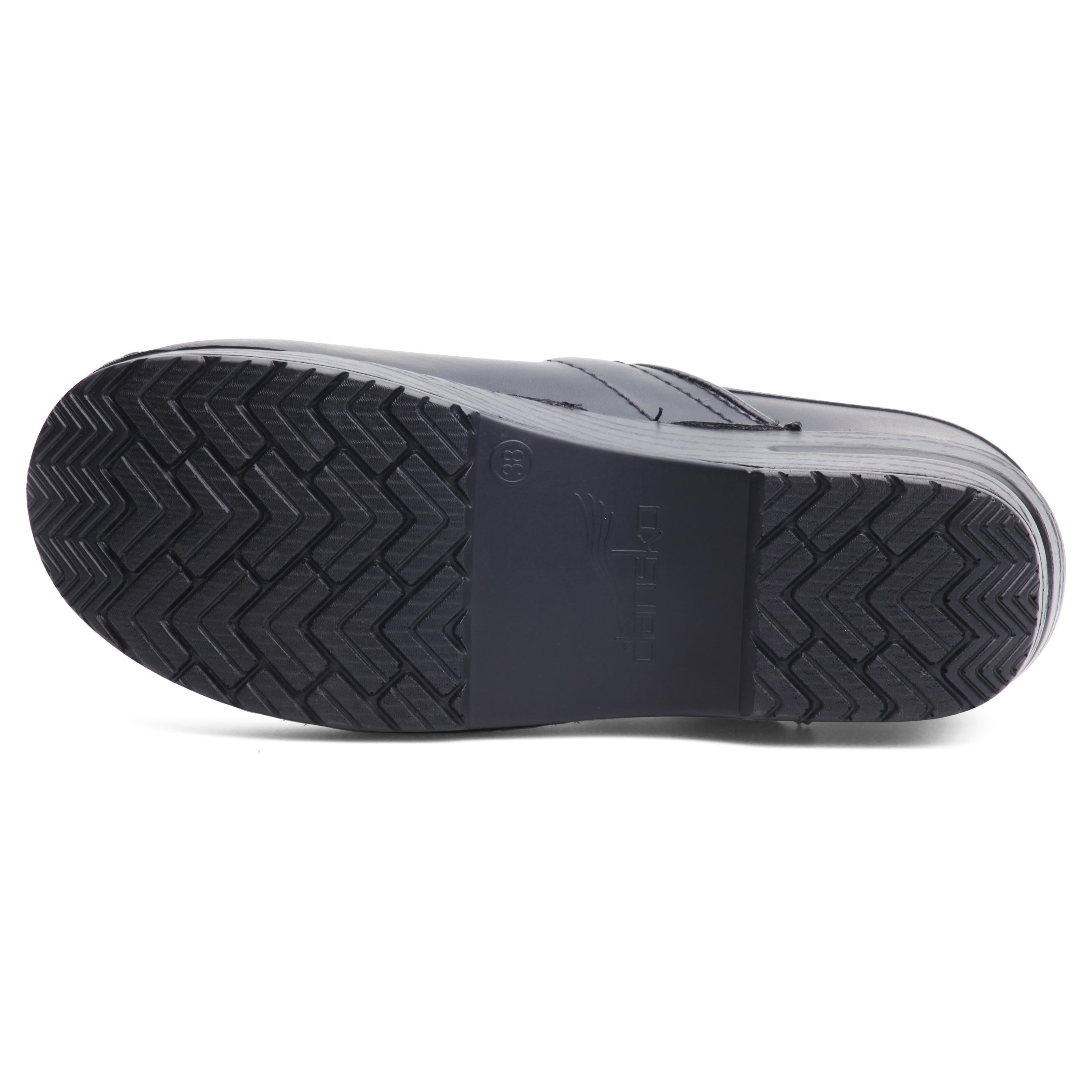 Dansko Men's Karl Box Open Back Clogs- Black