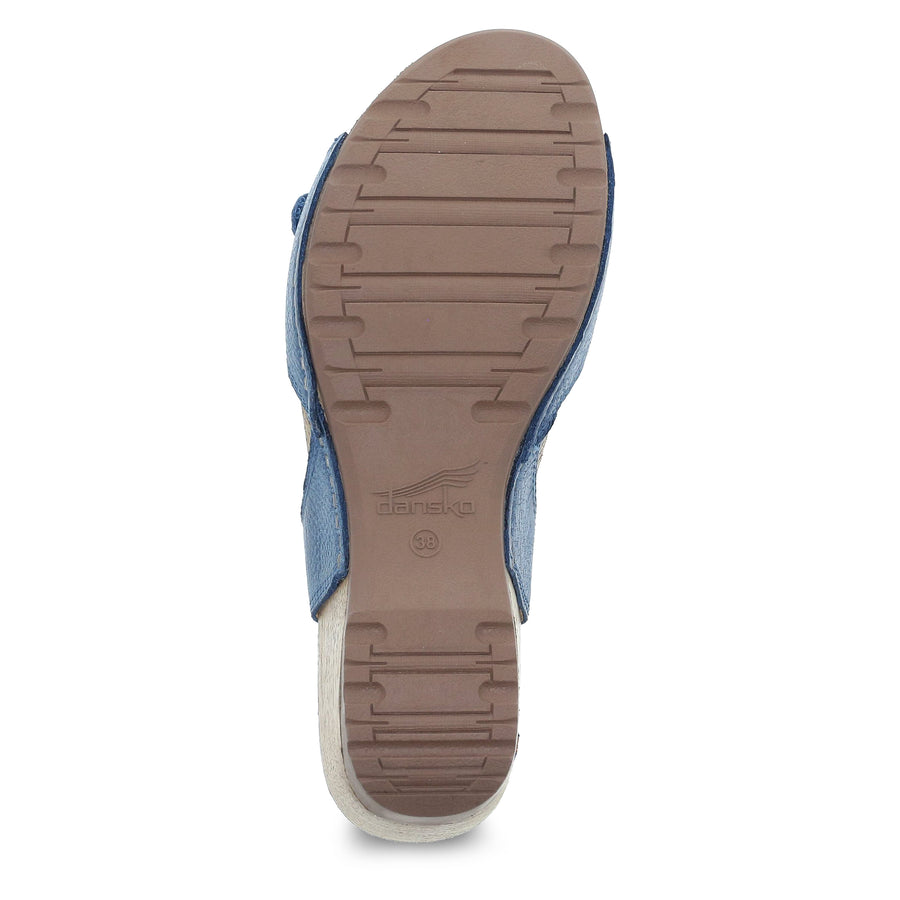 Sole image of Tricia Blue Milled Burnished