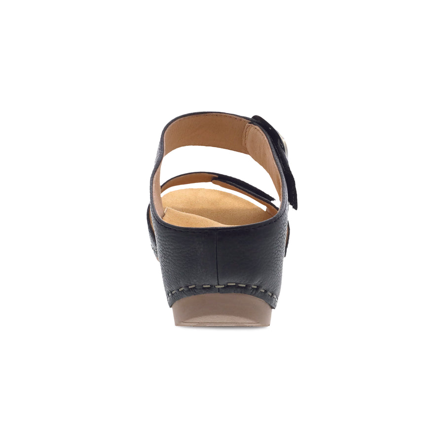 Heel image of Tanya Black Milled Burnished