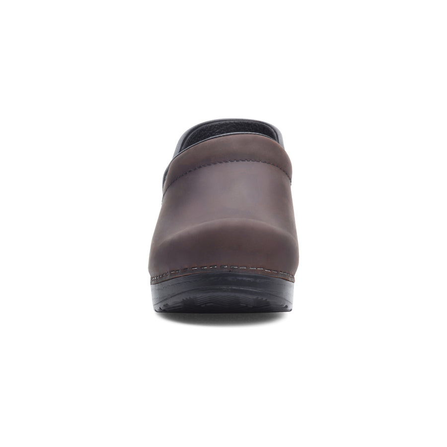 Front image of Narrow Pro Antique Brown/Blk